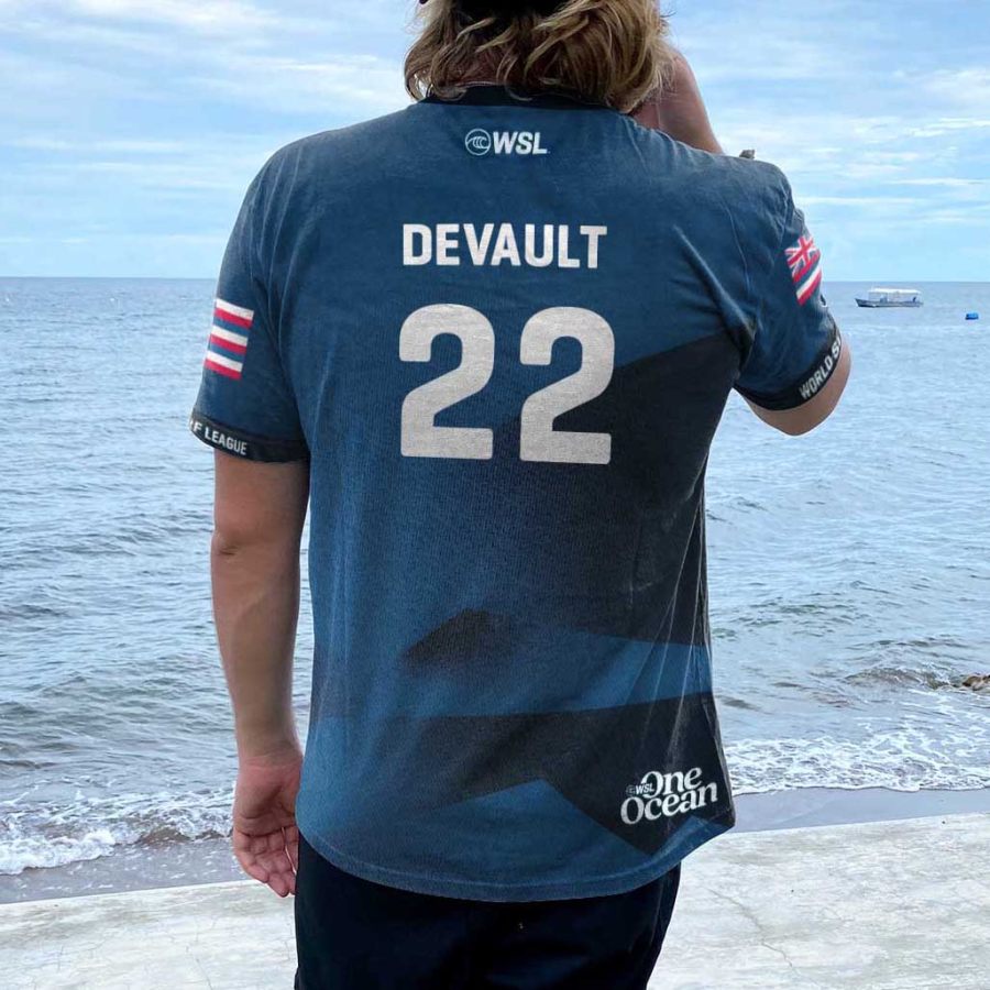 

Surfer 22 Devault T-shirt à Manches Courtes Pour Homme Surf Beach Quotidien Col Rond