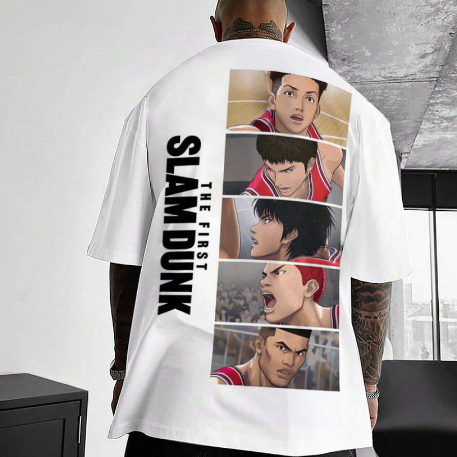 

Oversized Men's Slam Dunk Street T-Shirt