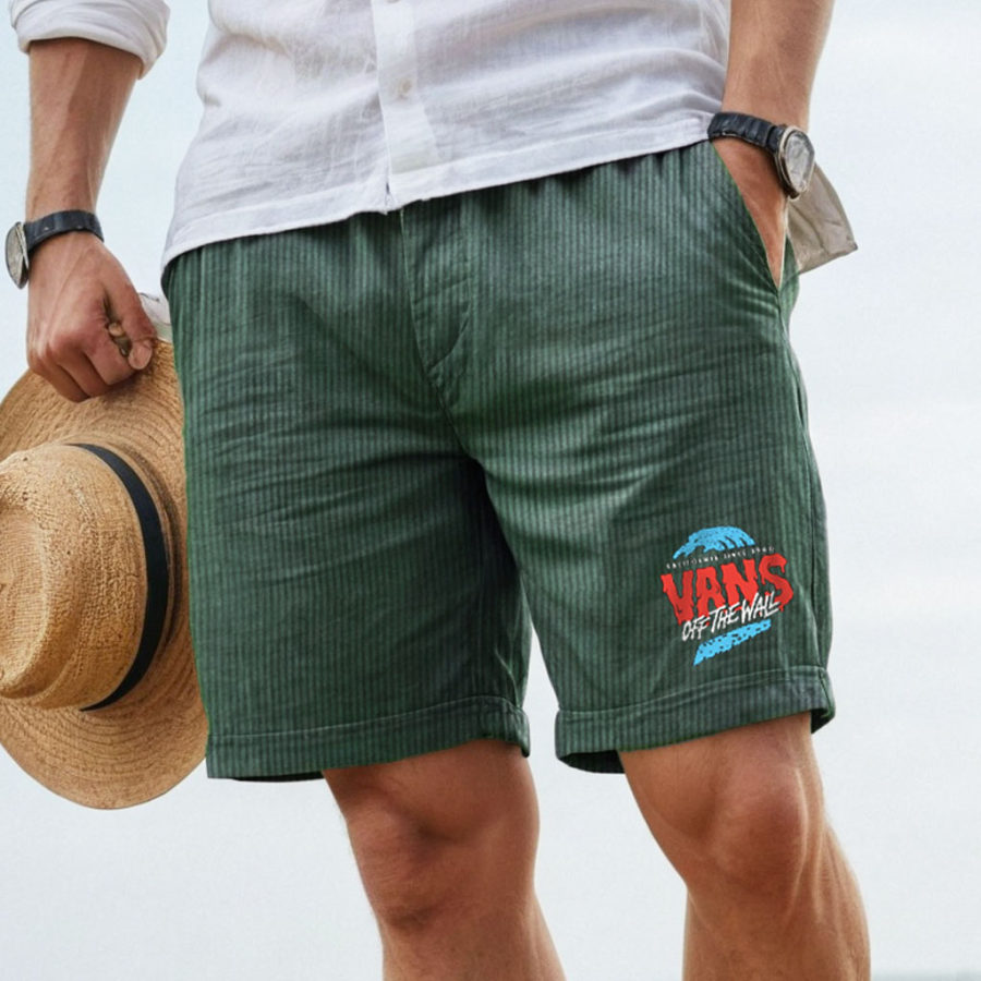 

Мужские шорты Vans для серфинга вельветовые шорты в стиле ретро 5 дюймов пляжные повседневные шорты на каждый день