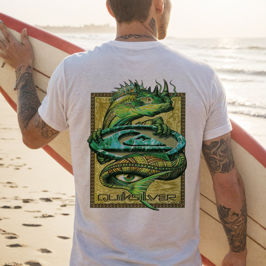 

Camiseta Beach Resort Con Estampado De Surf Para Hombre