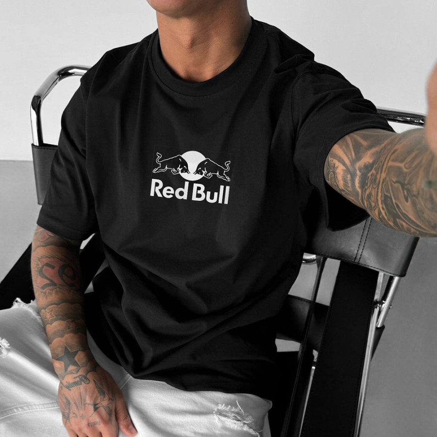 

Übergroßes T-Shirt Mit Energy-Drink-Aufdruck
