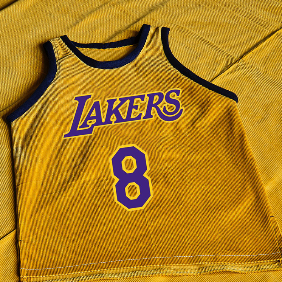 

Los Angeles Lakers Kobe Cord-Sport-Tanktop Für Herren