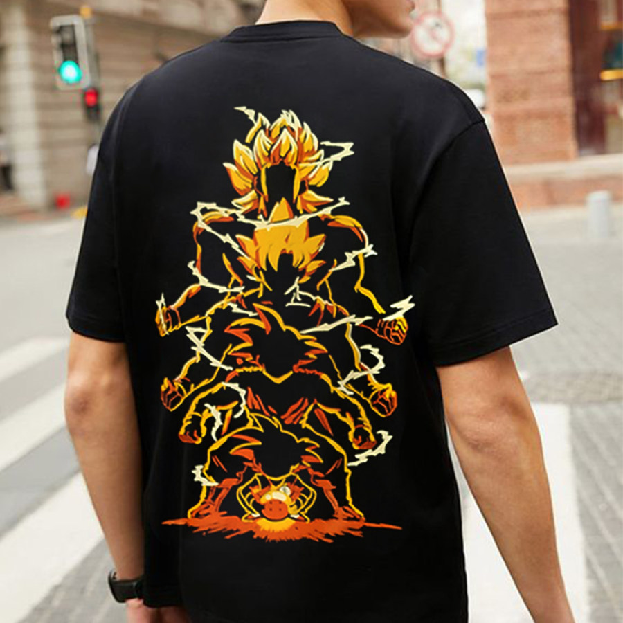 

Herren-Goku-Kurzarm-T-Shirt