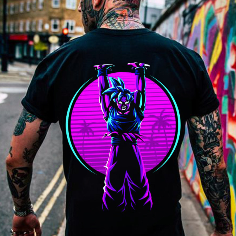 

Camiseta De Manga Corta Goku Para Hombre