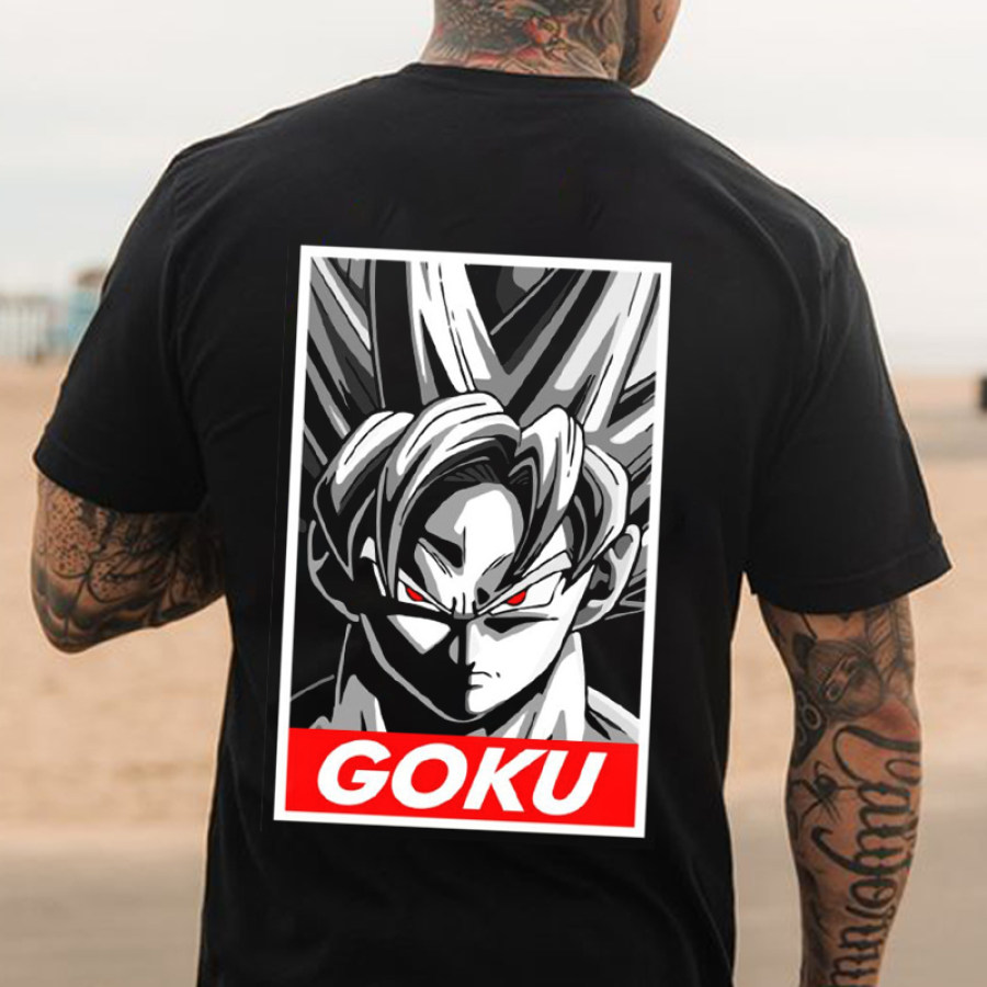 

Herren-Goku-Kurzarm-T-Shirt