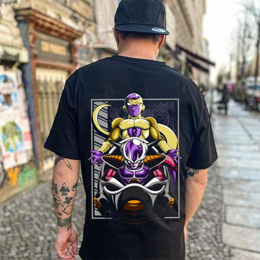 

T-shirt à Manches Courtes Imprimé Goku Pour Hommes