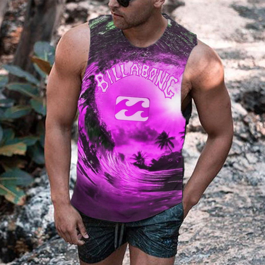 

Camiseta Sin Mangas De Verano Con Estampado De Gráficos 3D Para Hombre