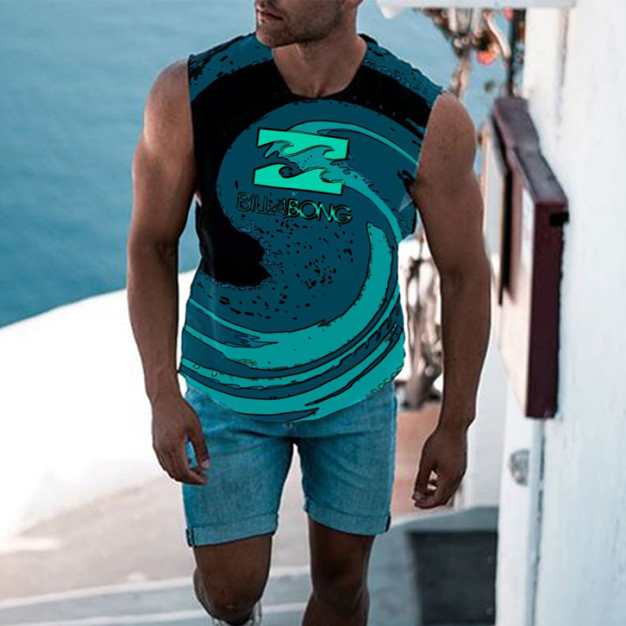 

Sommer-Tanktop Mit 3D-Grafikdruck Für Herren