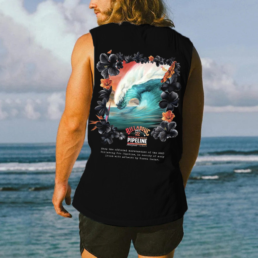 

Sommer-Tanktop Mit Grafikdruck Für Herren