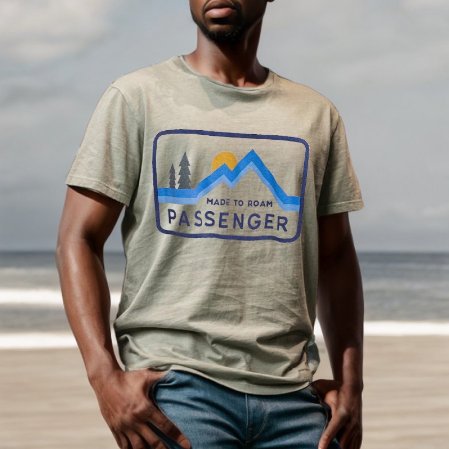 

Men's Beach Surf Breathable T-Shirt