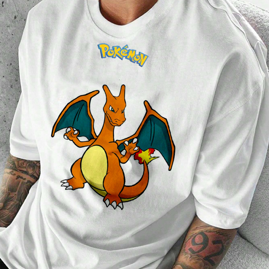 

Camiseta Unisex Extragrande Charmande Pokemo