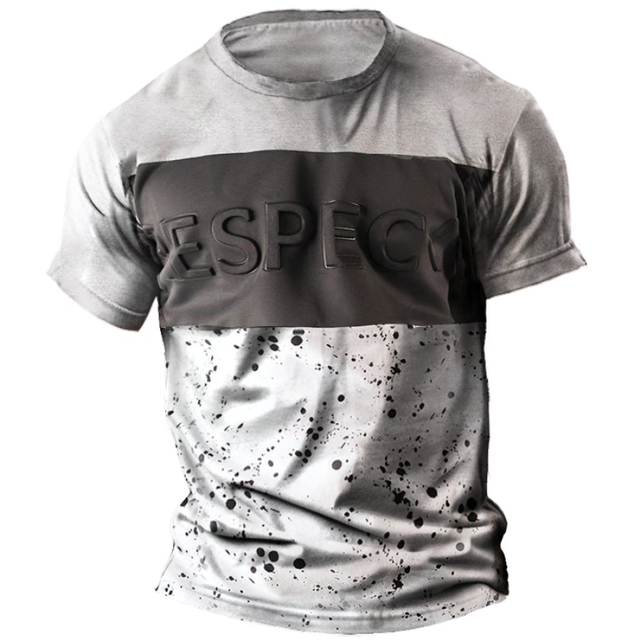 

Camiseta Con Estampado En Relieve Metálico Cepillado Savage Para Hombre
