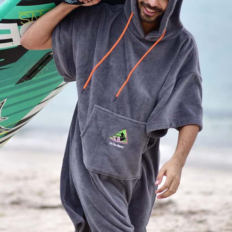 

Handtuch-Kapuzen-Surf-Strand-The-Digs-Wickelponcho