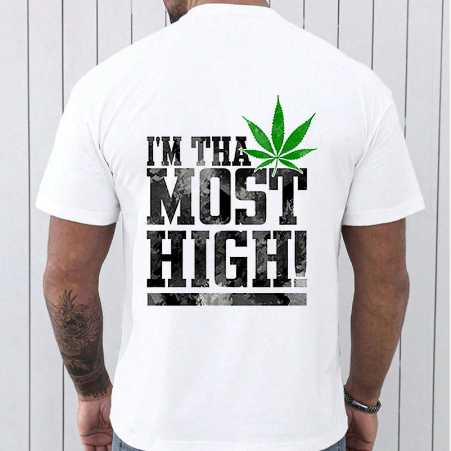 

Мужская футболка AunkhCultural The Most High с короткими рукавами