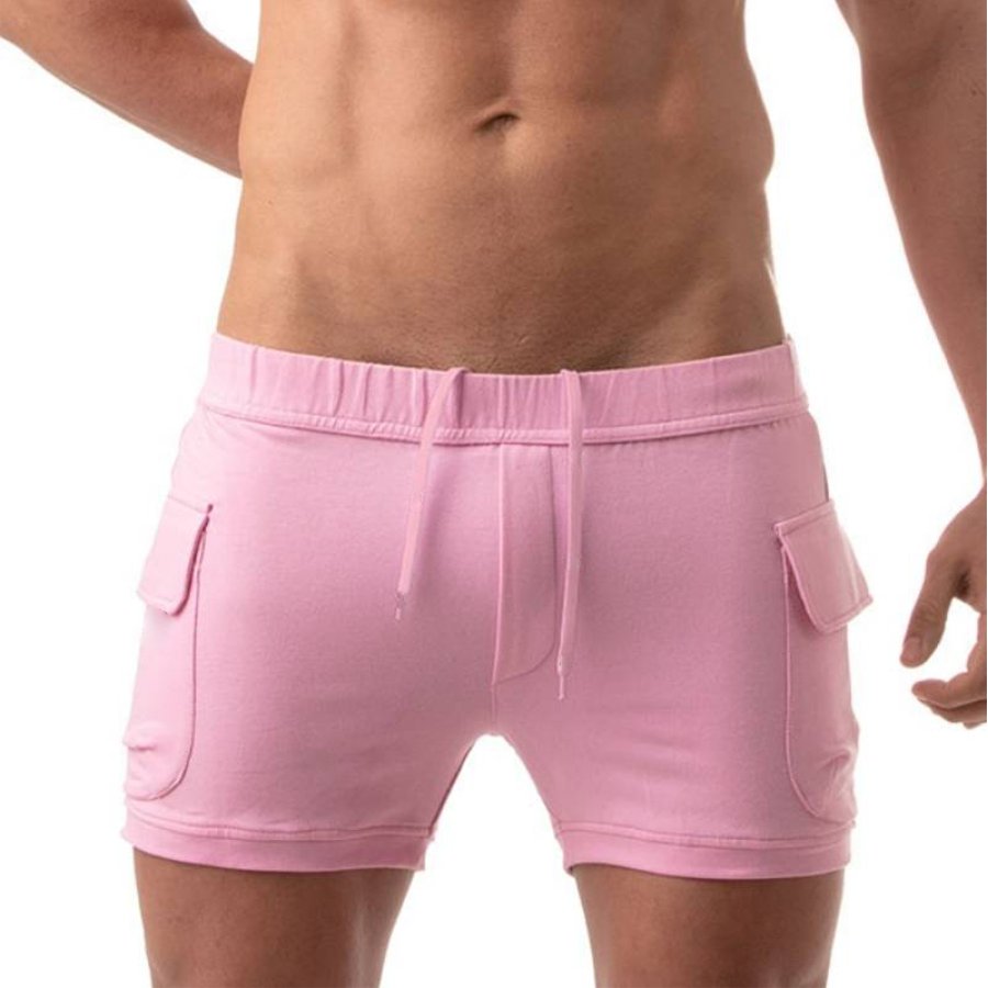

Pantalones Cortos Tipo Cargo Con Pierna Sexy Para Hombre