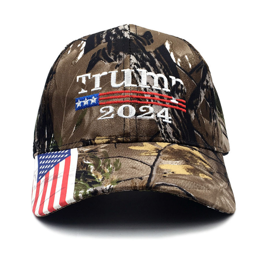 

Шляпа с вышивкой в честь выборов в США 2024 года