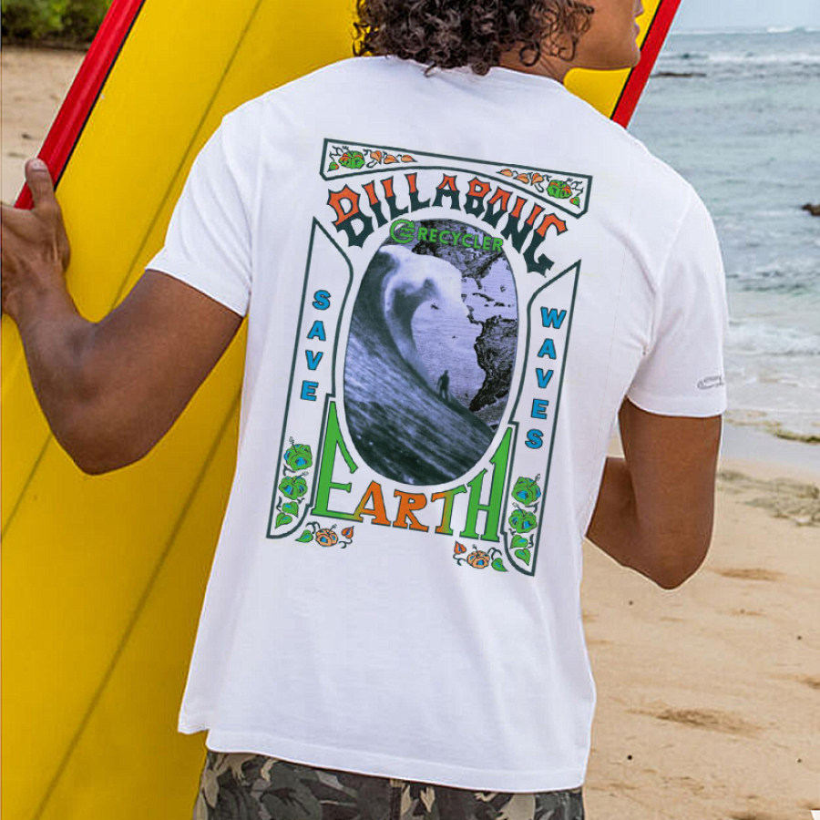 

Мужская винтажная футболка Billabong Beach Surf