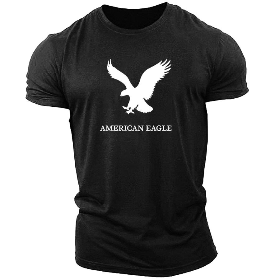 

Camiseta Unisex Con Estampado De águila Americana