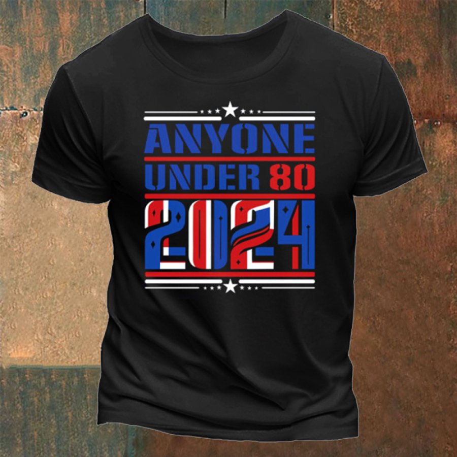 

T-shirt Unisexe Pour Toute Personne De Moins De 80 Ans Drôle élection 2024