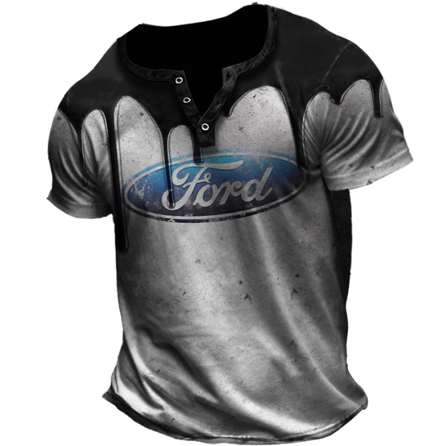 

Herren-T-Shirt Mit Ford Paint Vintage Henry-Aufdruck