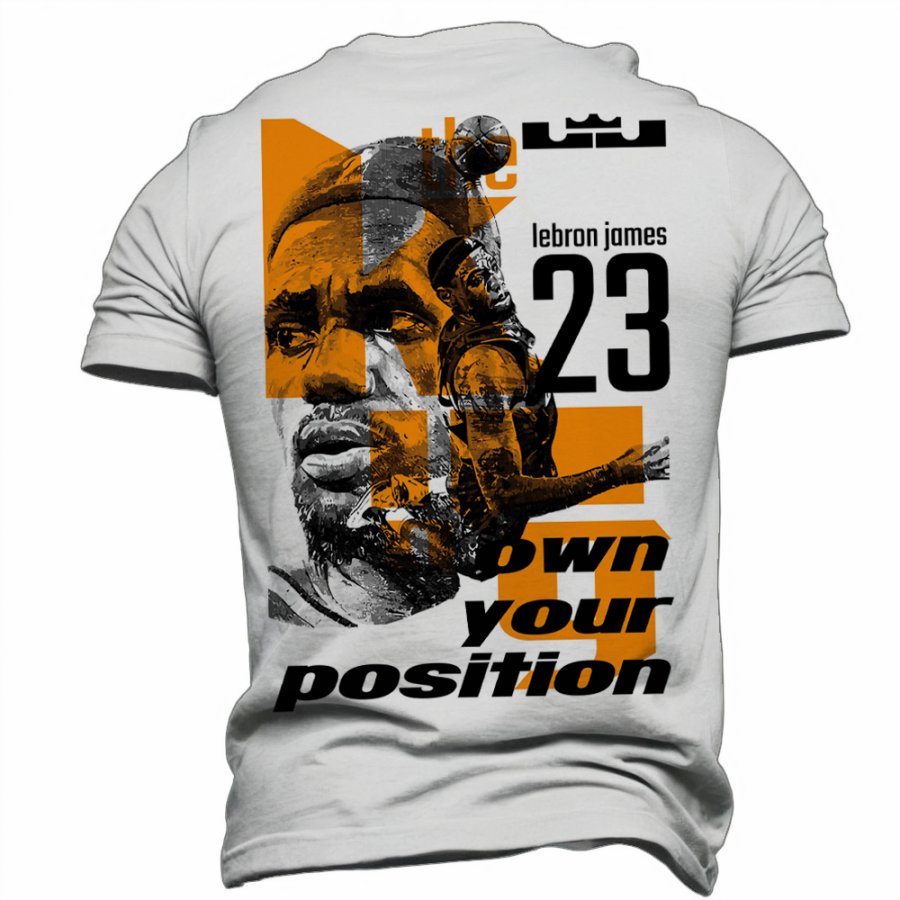 

Men's LeBron James Own Your Position Print T-shirt