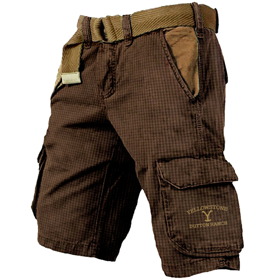 

Herren-Shorts Mit Waffeltaschen Von Yellowstone