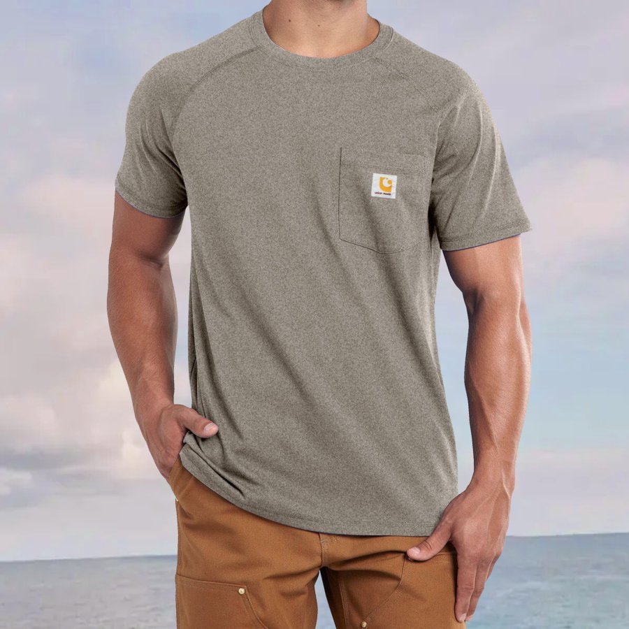 

Men's Simple Hawaiian Beach Summer Surf Tee