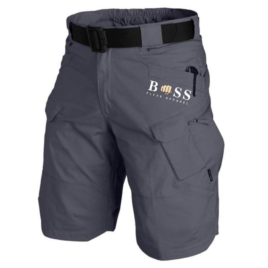 

Men's Boss Multifunctional Waterproof Multi-Pocket Outdoor Tactical Shorts