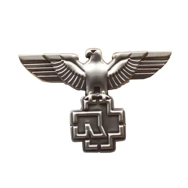 Eagle Logo Brooch Rammstein Band Pin Retro Style Metal Badge - Ootdyouth.com 