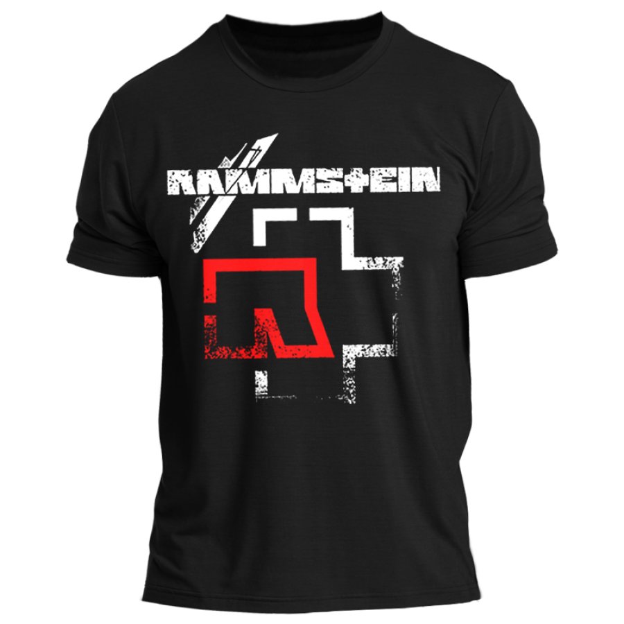 

Rammstein Camiseta Con Estampado Retro Rock Punk Para Hombre