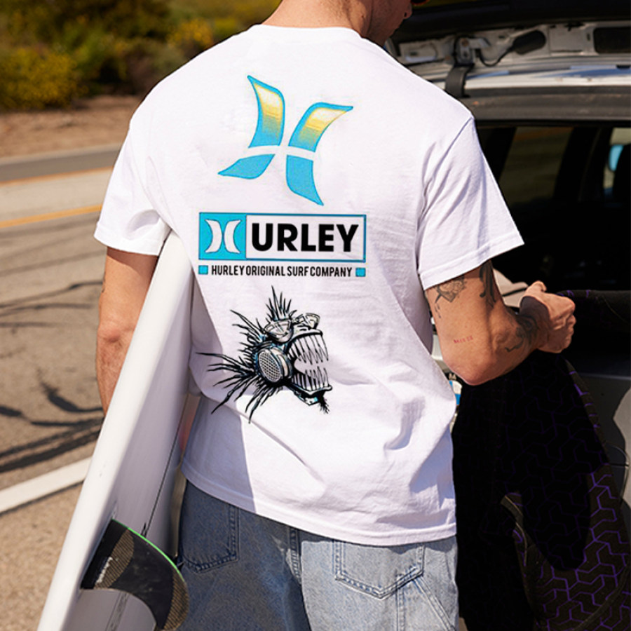 

T-shirt Imprimé Hurley Beach Vacation Surf Pour Hommes