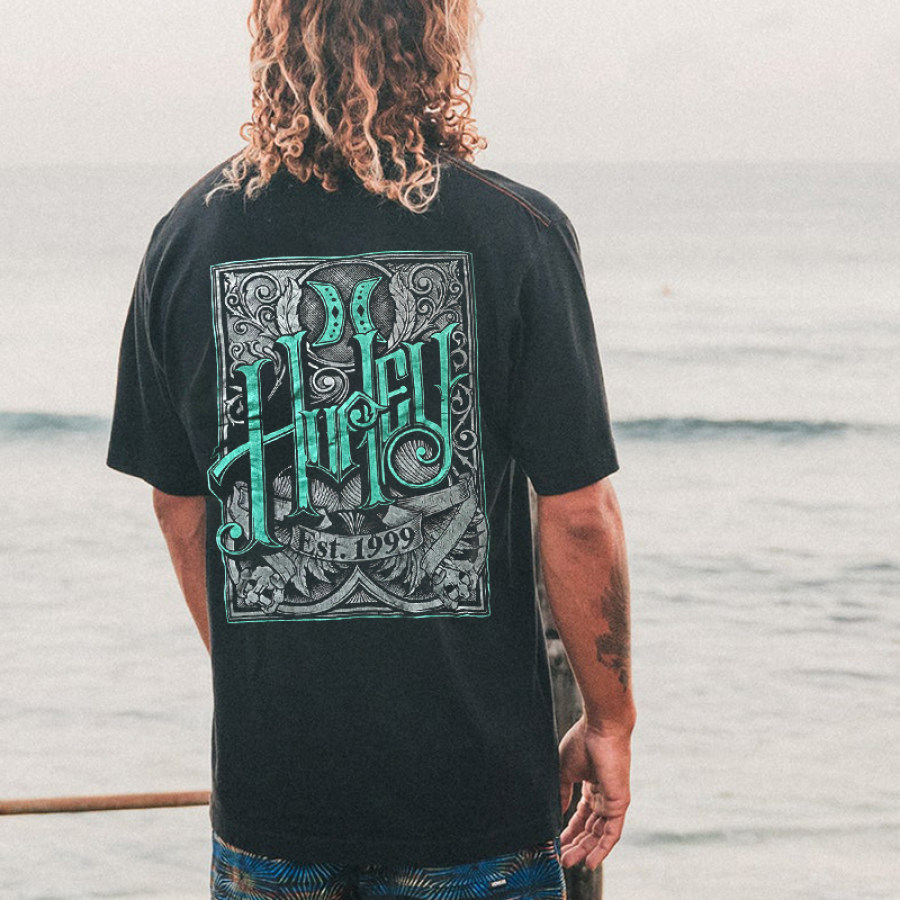 

T-shirt Imprimé Hurley Beach Vacation Surf Pour Hommes