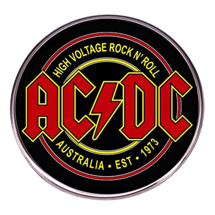 

AC/DC Brosche Rockband Heavy Metal Musik Anstecker Legierung