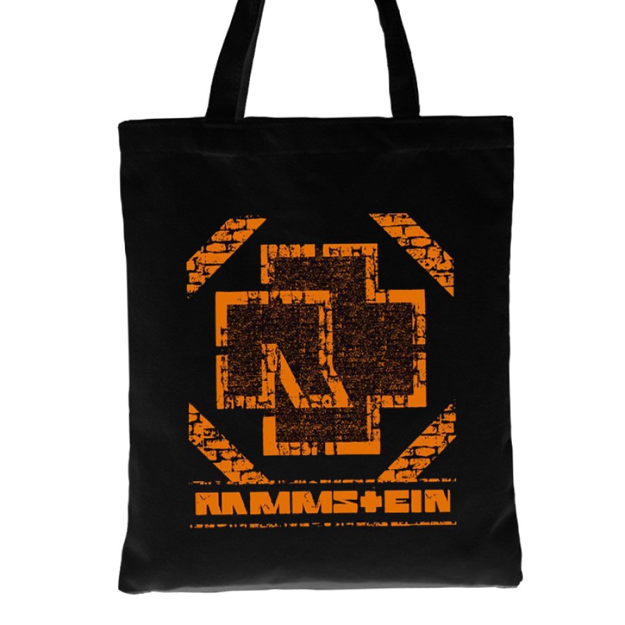 

Rammstein Rock Punk Skull Casual Tote Bag Canvas Bag