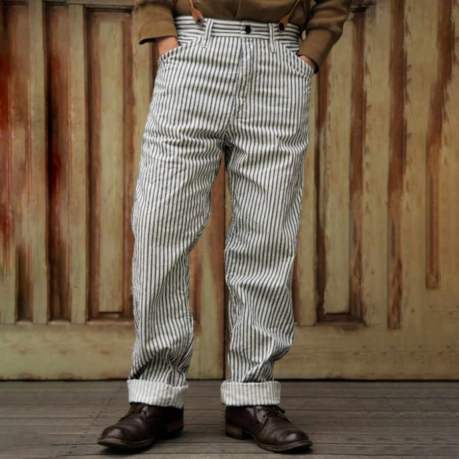 

19201930 style striped work pants