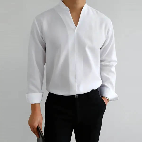 Gentlemans Simple Design Casual Vacation Shirt - Stormnewstudio.com 