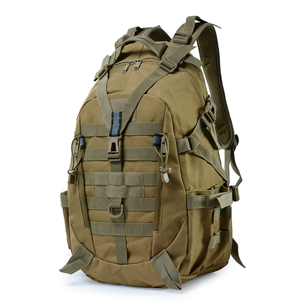 Travel Outdoor Backpack Camouflage Chic Tactical Bag Backpack Double Shoulder Sports Backpack Can Hang Waist Bag