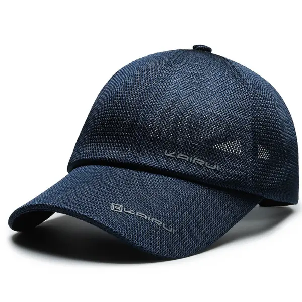 Outdoor Leisure Hat Men's Summer Sunscreen Baseball Cap Autumn Women's Outdoor Fishing Breathable Thin Mesh Cap - Blaroken.com 