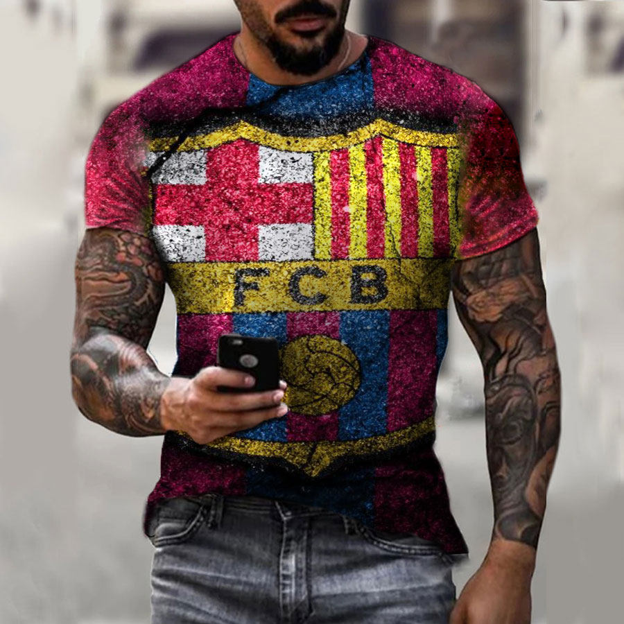 

Men's FC Barcelona Casual Sports T-shirt