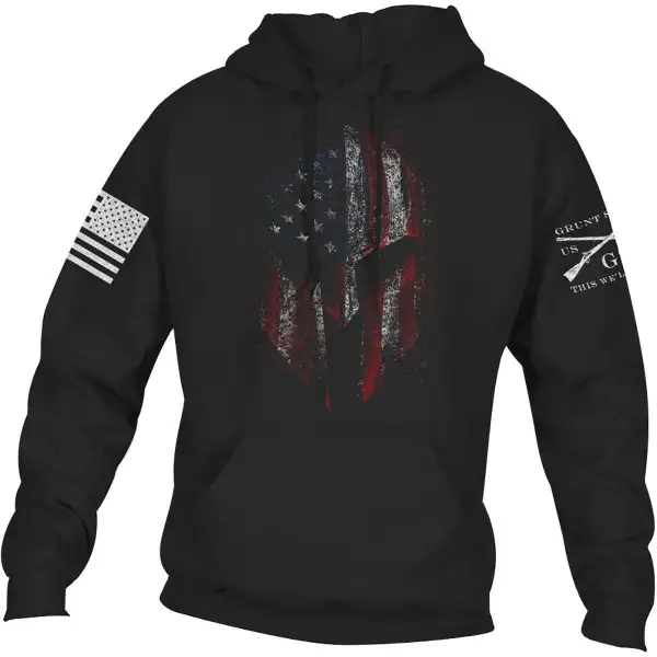 Printed long-sleeved sweatshirt - Styletaken.chimpone.com 