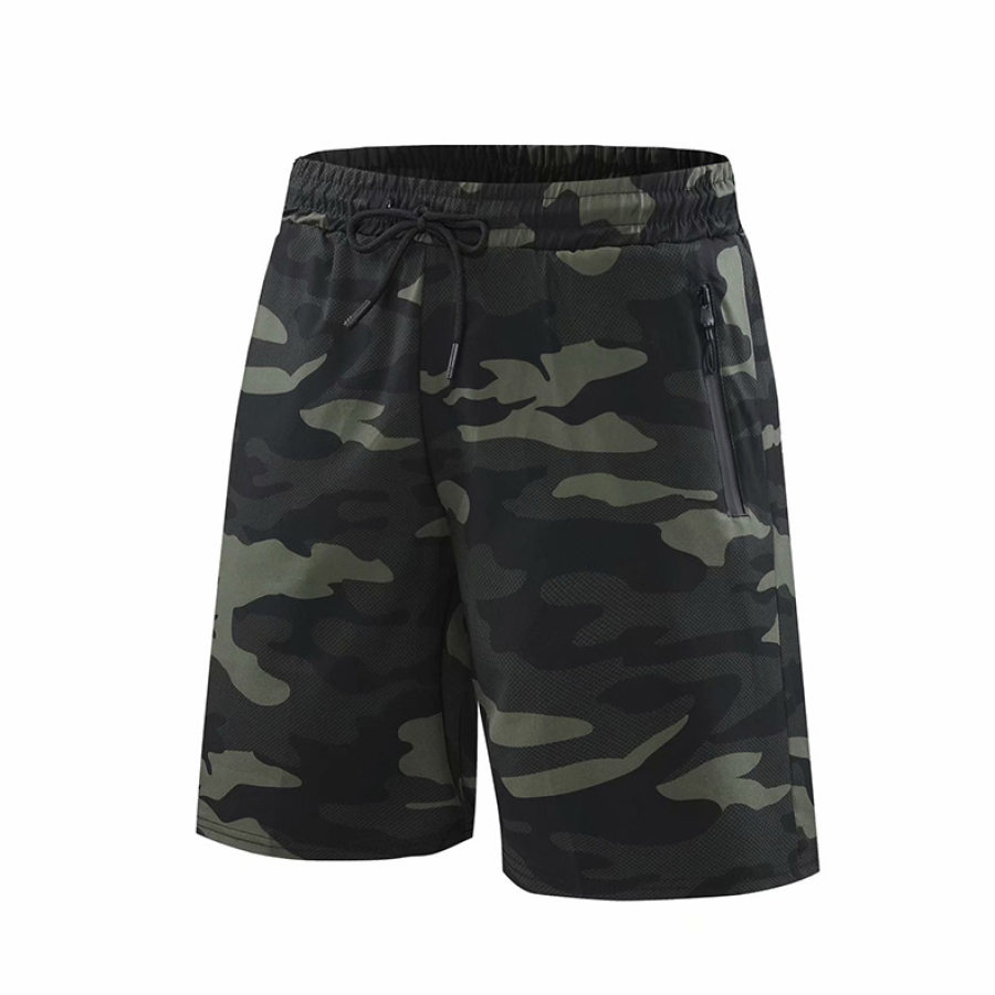 

Mens outdoor sports camouflage shorts