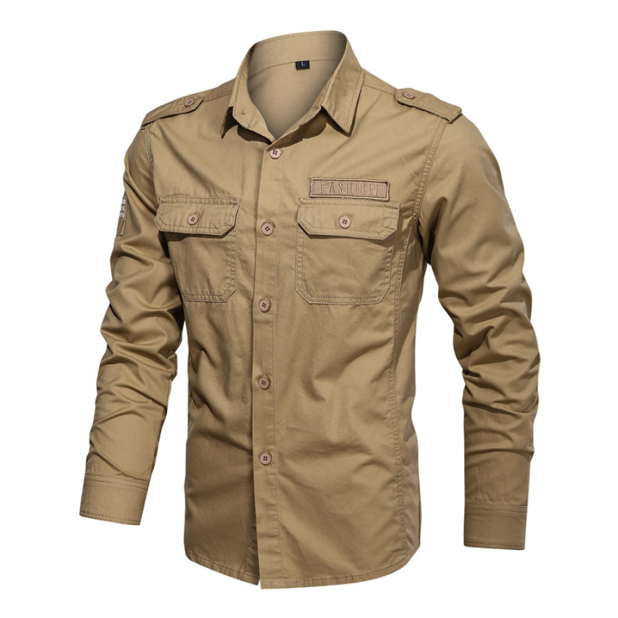 

Men's Long Sleeve Casual Daily Plus Size Blouses