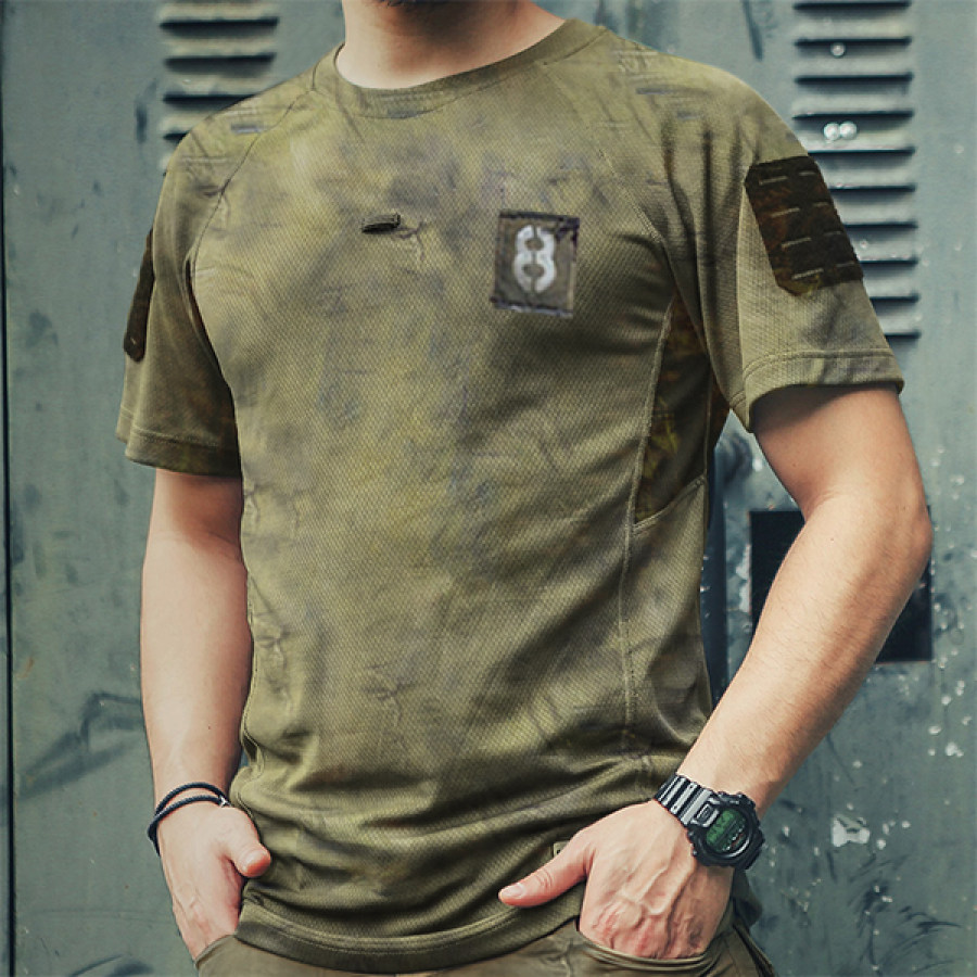 

Men's outdoor breathable tactical t-shirt