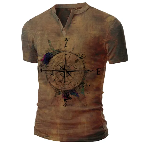 Mens printed tactical casual T-shirt - Styletaken.chimpone.com 