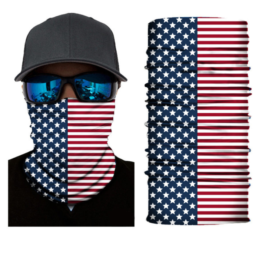 

Printed sports head scarf multifunctional outdoor headscarf sunscreen mask