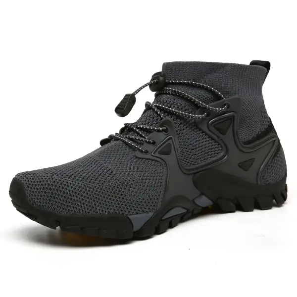 2021 Spring And Summer New Men's Shoes Outdoor Shoes Leisure Cross-border Large Size Outdoor Flying Woven Hiking Hiking Shoes 319 - Nikiluwa.com 