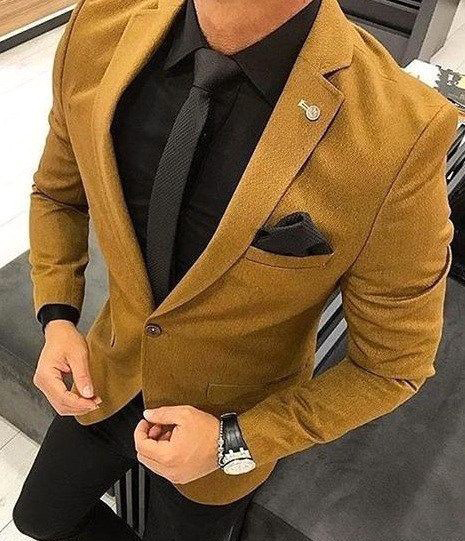 Fashion Casual Business Jacket Men's Suit