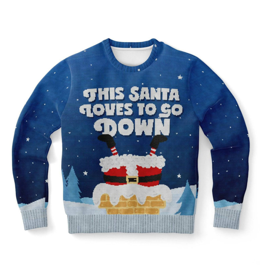 

Printed Christmas Ugly Sweatshirt