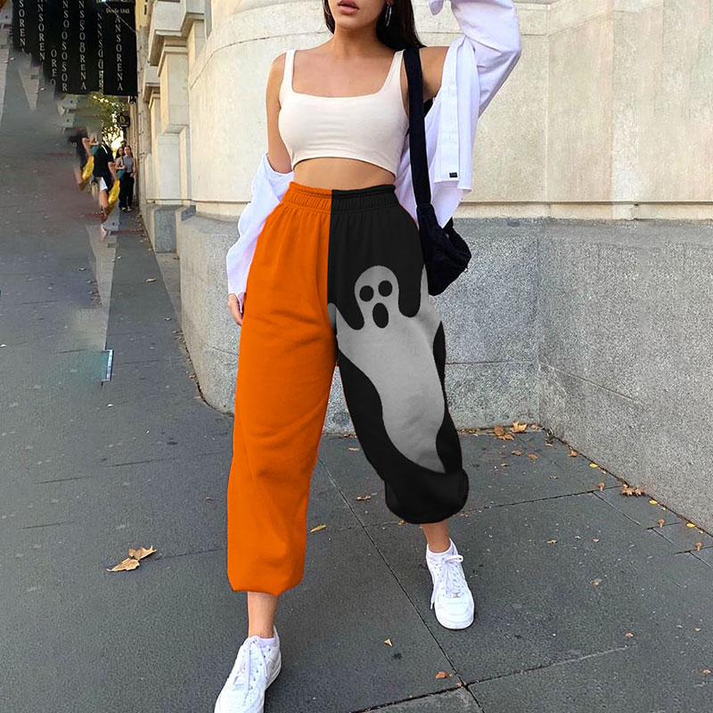 Halloween Print Sweatpants