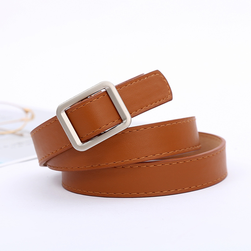 Simple And Versatile Retro Fashion Black Belt